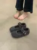 Zapatos Birkenstock de Suela Plana Forrados de Borrego Zapatos Peludos Todo Incluido para Mujer 2025 Invierno Nuevos Mocasines Cálidos de Lana Zapatos Gorro