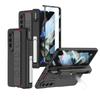 Para Samsung Fold3 Folding Phone Case Flip Full Covering Magnetic Hinge Caso Suporte Criativo Pulseira Capa Protetora