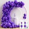 Set de Globos Amazon Transfronterizo Color Sólido Cadena de Globos Fiesta de Cumpleaños Boda Decoración Paquete de Globos Mayoreo