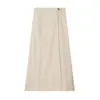 Conjunto de saia feminina da marca Z para AliExpress, top de linho sem mangas popular no INS europeu e americano, confortável e casual ZA