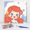Pintura al Óleo Digital Niños Bricolaje Pintado a Mano Dibujos Animados Relleno de Color Pigmento Pintura Decorativa Pintada a Mano Fabricante Venta al por Mayor