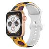 Para Apple Iwatch Pulseira de Silicone AppleSeries910ultra2 Fivela Borboleta Pulseira Estampada