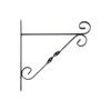 Gancho de Pared Decorativo de Hierro para Balcón Cesta de Flores de Pared para Jardín Gancho para Pájaros Colgante para Patio Exterior Colgador de Mariposas para Plantas Verdes