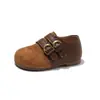 Zapatos Birkenstock para Niños 2026 Otoño Nuevo Estilo Zapatos Casuales Bajos Retro para Niñas Niños Pequeños Planos Zapatos Pequeños de Cuero Comercio Exterior
