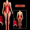 Yue Die Europa e os Estados Unidos Amazon Roupa Íntima Sexy Explosões Vazada Decote Halter V Profundo Abertura Meia Fina Comércio Exterior 8961