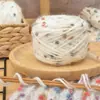 Bufanda de Hilo de Frijol Arcoíris Multicolor, Hilo para Tejer, Mismo Estilo que las Celebridades de Internet, Tejida a Mano, Mohair, Islandia, Unisex, Estilo Pareja