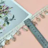 Popular Estilo Étnico Borla Concha Renda Acessórios Renda Cortina Decoração de Roupas Feito à Mão DIY Joias