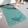 Tapete de Banheiro Antiderrapante com Massagem Elevada de Golfinho Chuveiro Banheiro Tapete de Piso com Ventosa Antiderrapante