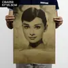 Pôster Adesivo de Papel Kraft Nostálgico de Filme Retro Decoração de Parede de Quarto Quarto Pintura Mural de Anime