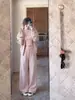 Conjunto Jaqueta Moletom Casual Esportivo Feminino 2026 Outono Novo Traje Estilo Coreano Intelectual Maduro Conjunto Completo