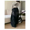 Calça de moletom larga com estampa de letras desgastada estilo retrô americano para mulheres, calça reta casual versátil e solta