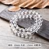 Cuentas sueltas de cristal blanco artificial, cuentas redondas, bricolaje, hechas a mano, pulsera, collar, pendientes, accesorios de joyería, material con cuentas
