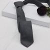 Gravata Masculina Casual 6CM Cor Sólida Tecido de Couro de Frango Gravata Estreita Multicolor Moda Novo Produto