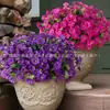 Flores Artificiales Transfronterizas de Amazon, Gloria de la Mañana, Eucalipto Falso, Decoraciones de Flores Artificiales, Arreglos de Escenas con Flores Artificiales para Decoración del Hogar
