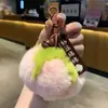 Nuevo Peluche de Durazno para Ganar tu Corazón, Llavero de Caqui, Colgante para Mochila de Mujer, Accesorio Pequeño, Llavero