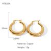 Personalidad nicho 2024 verano geométrico irregular fábrica en stock mayoreo aretes aretes transfronterizos