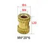 Tuerca de Cobre Termofusible Moleteada M4, Tuerca Moleteada Patrón Piña, Tuerca Moleteada Termofusible, Tuerca Moleteada Estampada, Tapa de Tuerca