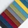 Fábrica en stock color puro chenilla Hilo tela suave amigable con la piel liberación de arena heces blandas Almohada funda de sofá tela al por mayor