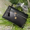 Fivela Dourada Couro Genuíno Bolsa de Lona Bolsa de Ombro Lp Bolsa de Ombro Italiana Zíper Couro de Microfibra Bolsa Transversal com Fivela Dourada