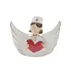 Broche Creativo de Dibujos Animados Europeos y Americanos Estetoscopio Estéreo Doctor Enfermera Forma de Corazón Electrocardiograma Gota de Aceite Insignia Pecho Al por Mayor