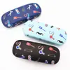 Estuche Sencillo y Moderno para Gafas Cuadros Piel Lisa Portátil Anti-Estrés Estudiantes Hombres y Mujeres Gafas de Miopía Gafas de Sol Caja para Gafas de Sol Venta al por Mayor
