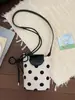 Bolsa de Axila Nova Estilo Verão 2026 Fresca e Simples com Design de Bolinhas, Bolsa de Ombro Patchwork, Bolsa Saco Única para o Dia a Dia