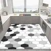 Tapetes de Piso para Cozinha são Espessados, Antiderrapantes e Laváveis, Tapetes Feitos por Você, Tapetes Especiais de Terra de Diatomáceas Absorventes e Resistentes a Manchas