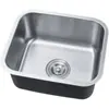 Fregadero de Acero Inoxidable para Cocina 304 Espesor y Profundidad Aumentados Fregadero Pequeño para el Hogar Tamaño Pequeño Lavabo para Lavar Verduras