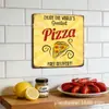 Arte em lata personalizada estilo fast-food americano, apresentando designs com tema de comida, decorações de parede criativas e ilustrações em lata