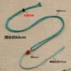 Cordón de Colgante Ajustable, Cordón Fino de Cuerda para Colgar Colgantes, Cordón de Jade, Colgante de Cristal Tejido a Mano, Cordón para Colgar Joyería de Cinabrio al por Mayor