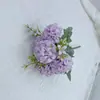 5 Cabeças de Crisântemo Branco Macio em Pintura a Óleo, Atacado do Fabricante, Flores Artificiais para Decoração de Ambiente, Adereços de Fotografia, Flores Simuladas