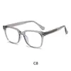 Armazones para Gafas Estilo Coreano Tr de Aguja Plana en Stock, Modernos y Versátiles, Sensación de Alta Gama, Bloqueo de Luz Azul, Gafas Sin Graduación, Se Pueden Personalizar con Lentes Graduados