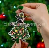 Decoraciones Decoración de Navidad Accesorios Entusiastas Boston Mascota Perro Colgante Acrílico Regalo Árbol de Navidad Perro