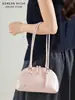 Estilo Coreano Fresco Simple Estilo Transfronterizo Cuero de Cera de Aceite Bolso Boston Sensación de Alta Gama Retro Versátil para el Día a Día Bolso de Mano para Hombro
