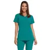 Bata Médica para Personal de Quirófano Lavado de Manos Parte Superior Poliéster Spandex Manga Corta Múltiples Colores Disponibles Bata de Lavado de Manos Transfronteriza LOGOTIPO Personalizado