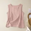 2026 Comércio Exterior Europeu e Americano Transfronteiriço Moda Feminina Amazon Colete Feminino de Tricô de Bambu Pulôver Solto Sem Mangas Colete Top t