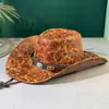 Hebilla de Remache para Cinturón de Piel de Vaca Sombrero Jazz para Hombres y Mujeres Primavera, Verano y Otoño Viajes al Aire Libre Sombrero para el Sol Ala Ancha Sombrero de Vaquero Occidental de Xizang