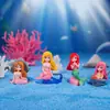 Concha Sirena Micro Paisaje DIY Adornos Pequeños Acuario Muñeco Dibujos Animados Creativo PVC Peces de Océano Decoración Paisajismo Acuario