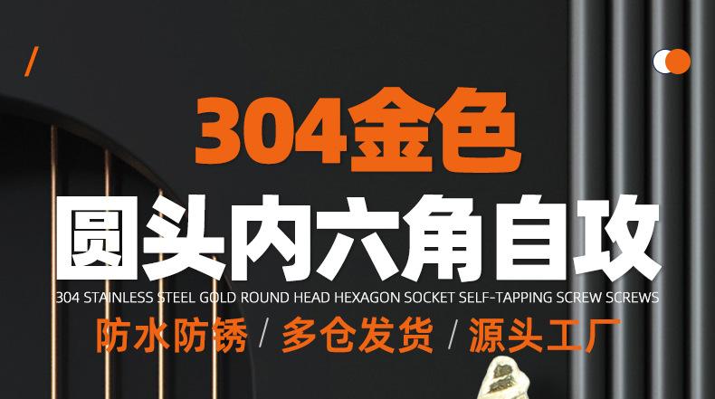 304不锈钢金色圆头内六角自攻螺丝_01_01.jpg