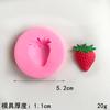 Serie de Frutas Cereza Naranja Piña Fresa Forma Pastel Volteado Fudge Decoración de Magdalenas Molde de Silicona
