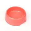 Comedero para mascotas para perros pequeños y medianos, plato individual para comida de perro, comedero de plástico para gatos, comedero para mascotas en colores de caramelo, cuenco redondo para gatos, plato para comida de perro