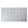Molde de silicona diy gota de cristal letra inglesa alto espejo 26 letras inglesas pinyin digital silicona colgante abrasivo piezas