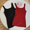Camisola de Ganchillo con Cuello Redondo de Lana para Mujer, Estilo Delgado de Primavera y Verano, Capa Base de Alta Elasticidad, Corte Ajustado, Top sin Mangas para Ropa de Abrigo
