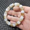 Pulsera de ágata de Xizang con cuentas una, dos, tres, cuatro, cinco, seis, nueve ojos colmillo de tigre Ruyi joyería pulsera de jade luantong