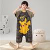 Pijama de una pieza para niños Verano Niñas Tallas Mediana y Grande Ropa Exterior Anti-Frío de una pieza para Bebés Niños Nuevo 2025 Saco de Dormir