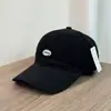 Estilo Coreano Viya Man Novo Bordado de Letra Boné de Baseball Feminino Estilo Coreano Versátil Circunferência da Cabeça Grande Aba Macia Boné de Pai Moderno