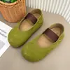 Sapatos Mary Jane retrô estilo francês para aumentar a altura para mulheres, novidade outono 2026, sapatilhas versáteis de tira única com sola macia