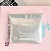 Bolsa de almacenamiento con cierre de broche de cierre automático, monedero portátil de dibujos animados, organizador de viaje para cables de datos, auriculares y joyas