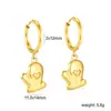 Colgantes de Joyería Transfronterizos Colgantes Navideños DIY Colgantes Lindos Accesorios Acero Inoxidable Chapado en Oro de 18K Accesorios de Joyería