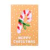 Envelope Gratuito Elementos Coloridos de Natal Dobrável Simples Cartão Pequeno Mini Cartão de Natal Cartão de Natal